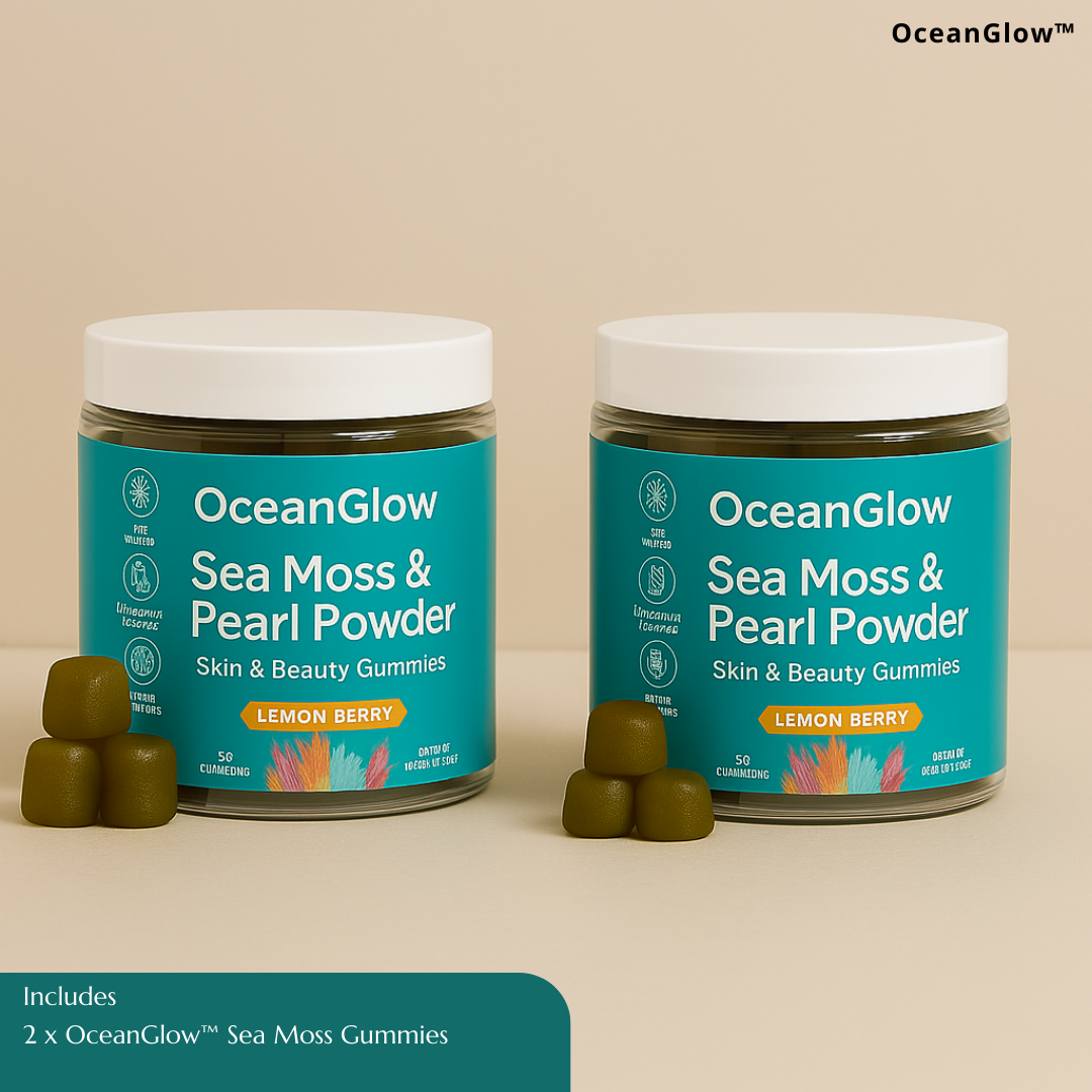 OceanGlow™ Pearl Powder & Sea Moss Gummies