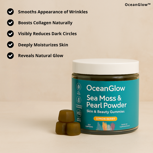 OceanGlow™ Pearl Powder & Sea Moss Gummies